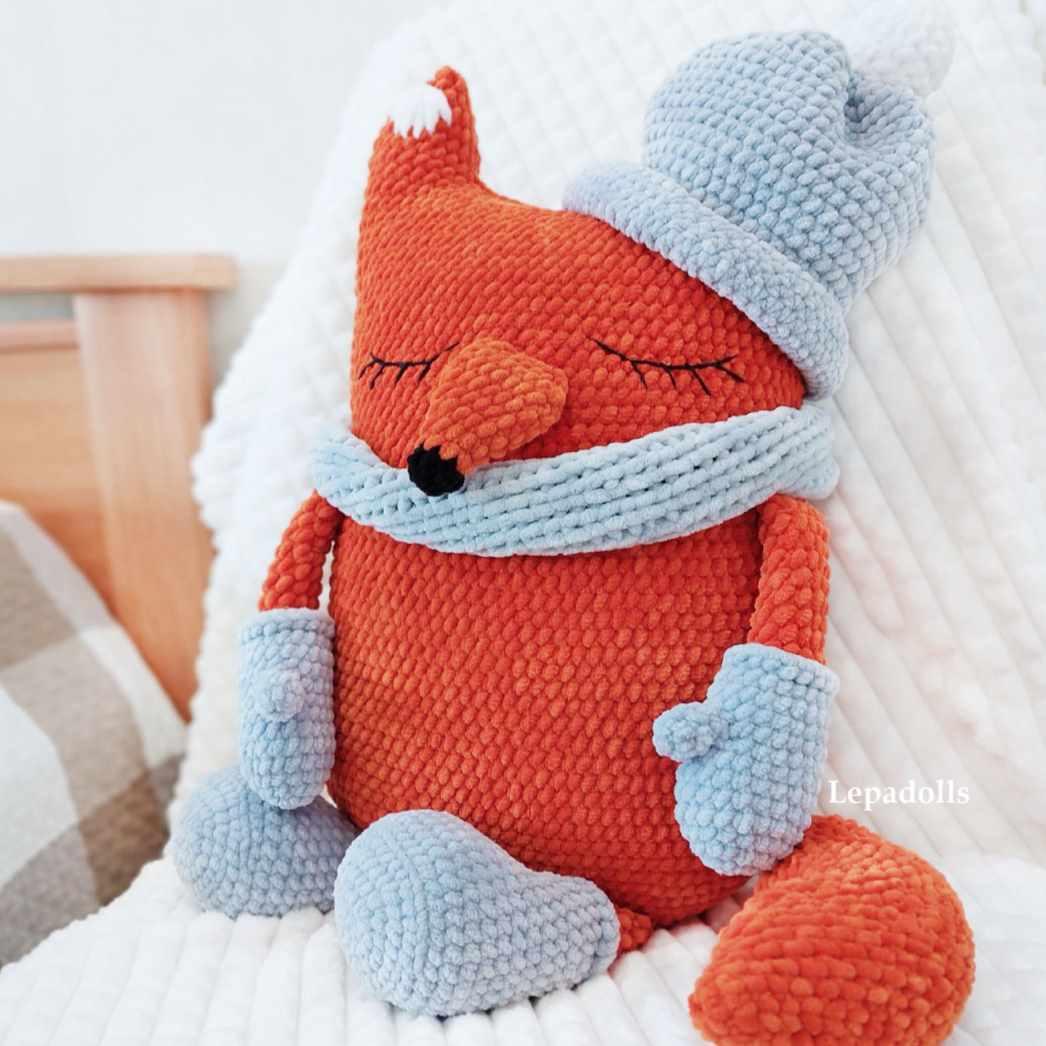 Подушка-игрушка Лис (Елена Лапехина)