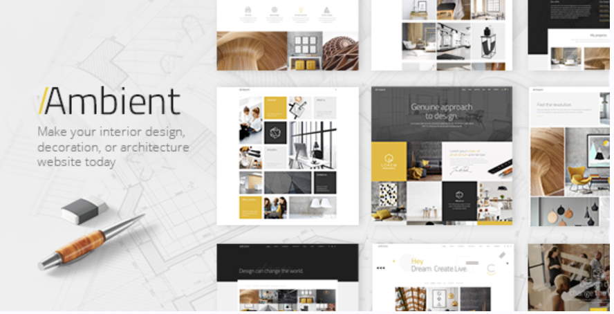 [Ambient] Современная тема для дизайнеров интерьера, декораторов и архитекторов