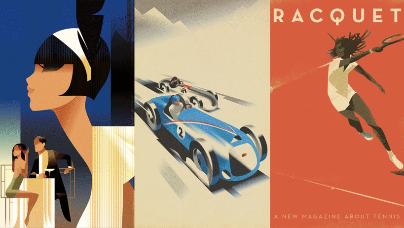 [Domestika] Ар деко в цифровой иллюстрации | Art Deco Style for Digital Illustration (Мэдс Берг)