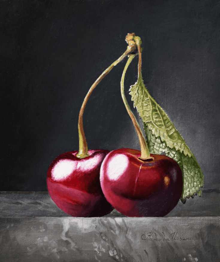 Вишни. Гиперреализм (Надежда Ильина)