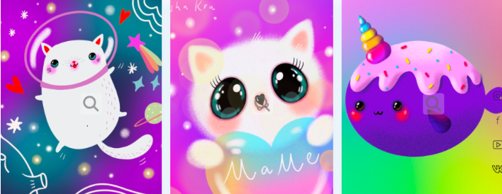 [Lil School] Персонажи в Procreate 2 (Саша Крю)