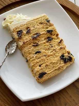 Торт "Медовик с черносливом и орехами" (kasadelika)