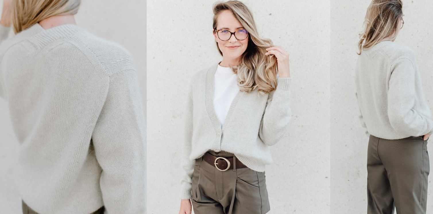 [Вяжи.ру] Кардиган с красивой горловиной CoSiCardigan (Clarissa Schellong)