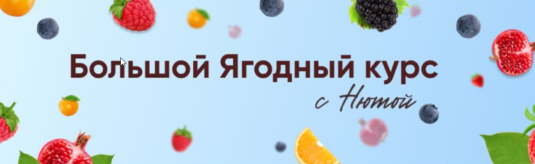 [Школа лепки Нюты] Большой ягодный курс 2.0. Тариф Базовый (Анна Медведева)