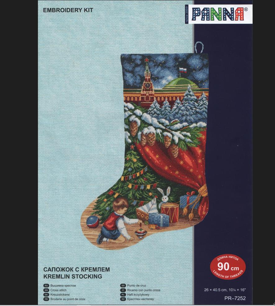 [Panna] Электронная схема Сапожок с Кремлем (Марья Искусница)