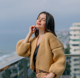 Бомбер Wave крючком (voobrazhalkina), фото 1 из 1.