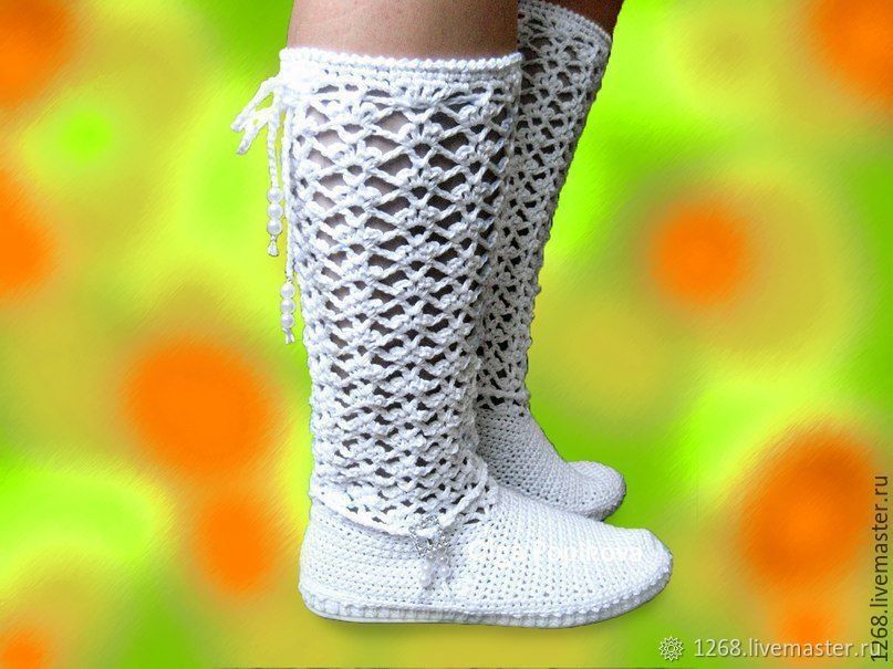 Мастер-класс № 3 Сапоги (лето) (Ольга Попикова), фото 1 из 1.