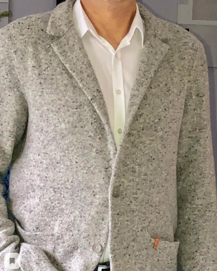 Мужской пиджак. Трикотаж. Вяжем на машине. Первый блок.Тариф Без поддержки (sekreti_masterstva)