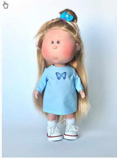 Выкройка Платья01 для куклы Мия (Татьяна Волкова)