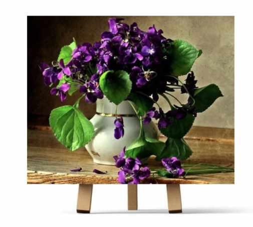 [Рисуем дома] Фиалки (Ирина Шпакова)