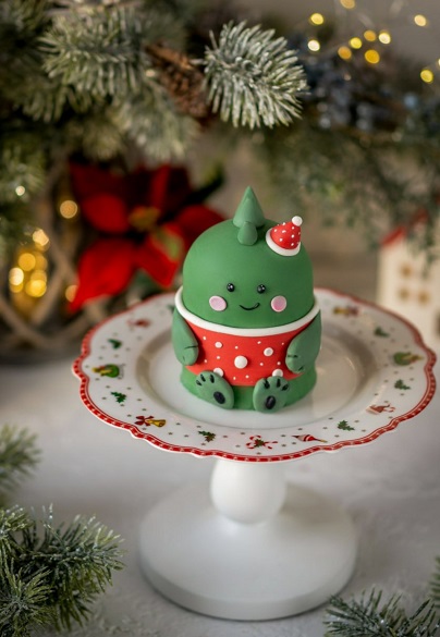 Зефирный тортик "Дракоша из птичьего молока" (Марина Невская)