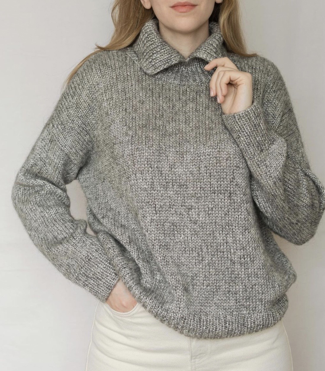 [kuznell.knit] Свитер Сollar (Альбина Кузнецова)