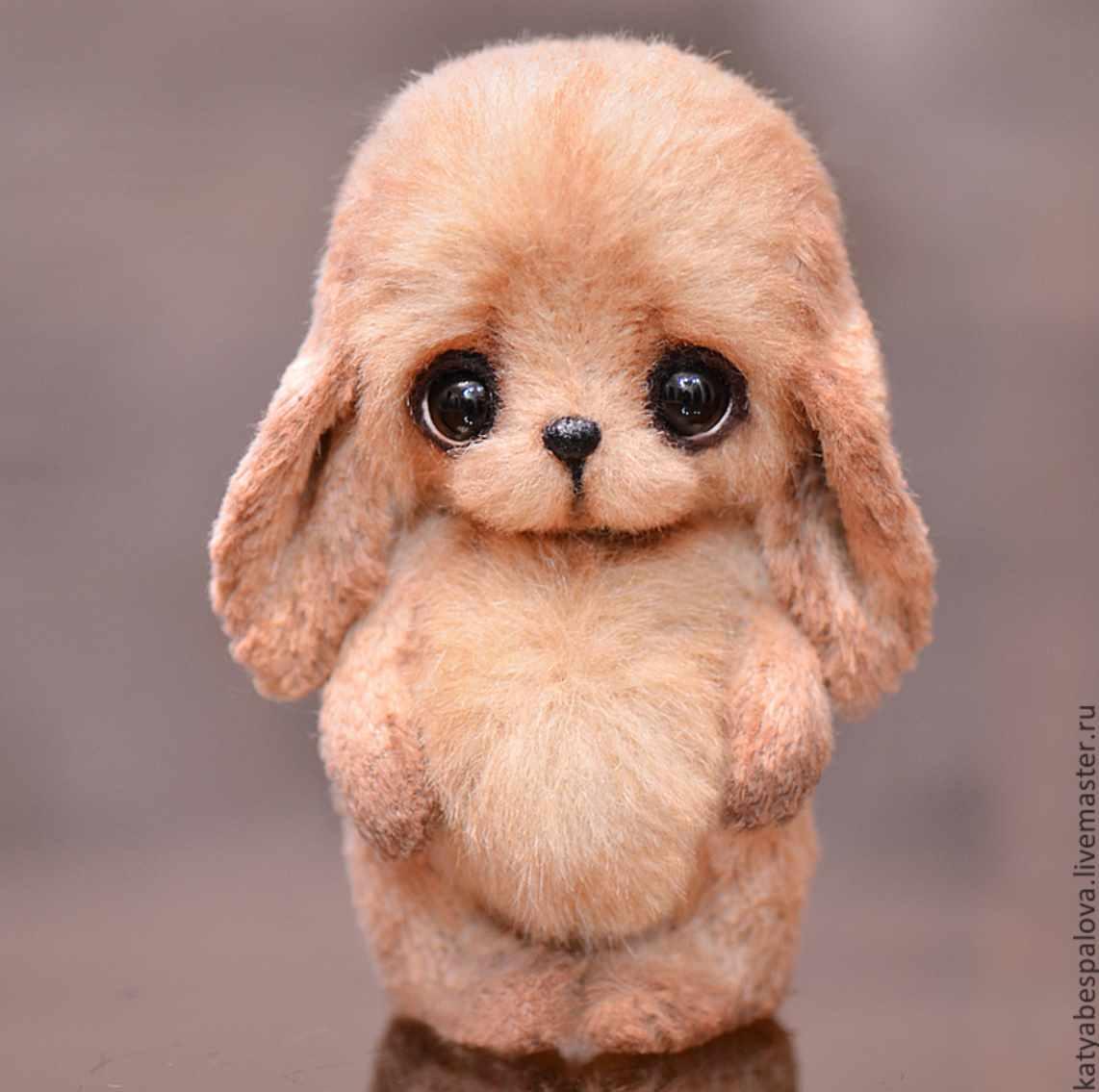 Выкройка+подробный МК "Бежевый зайчик" (Катя Беспалова)