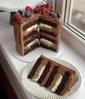 Торт Шоколадный с кокосом (Ольга Куликова)