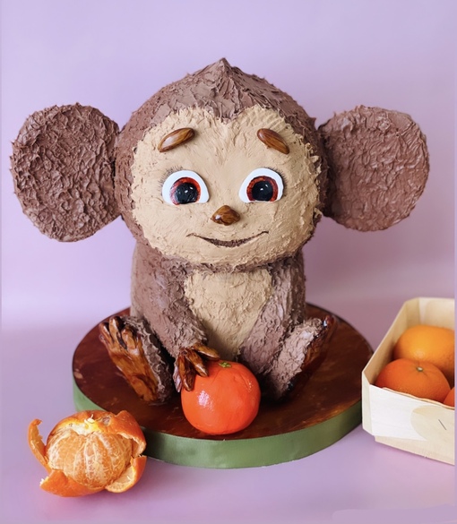 [anastasiya_bakery] Видеоурок Антигравитационный торт Чебурашка (Анастасия Политыкина)