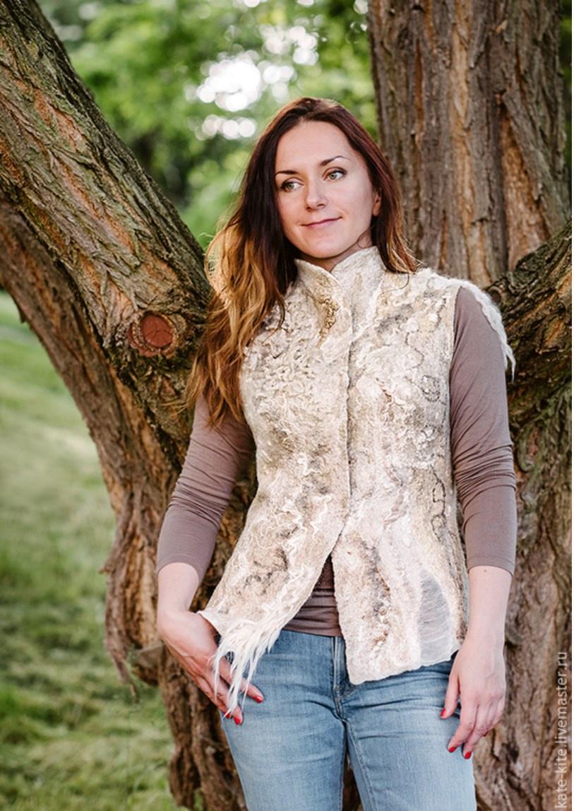 Фактурный жилет с флисом (Екатерина Коршун)
