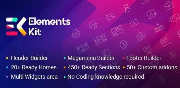 [Codecanyon] ElementsKit - The Ultimate Addons for Elementor, фото 1 из 1.