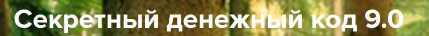 Секретный Денежный Код 9.0 Тариф Сильвер (Анна Барышникова)