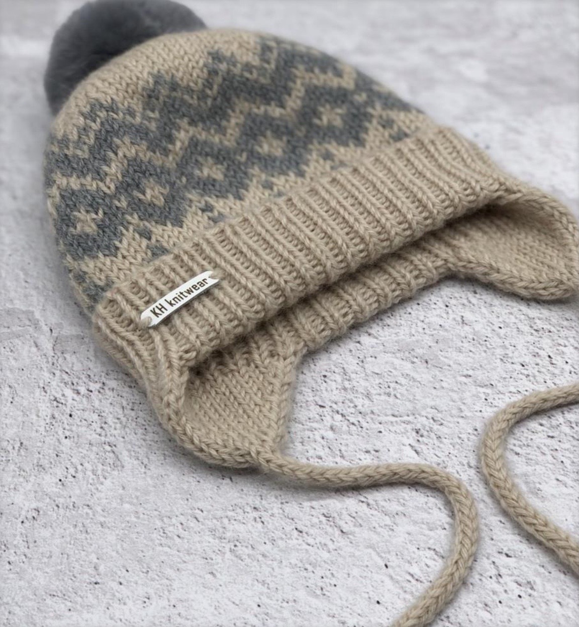 Шапочка с жакардом Codis (knitting_home_anastasia)