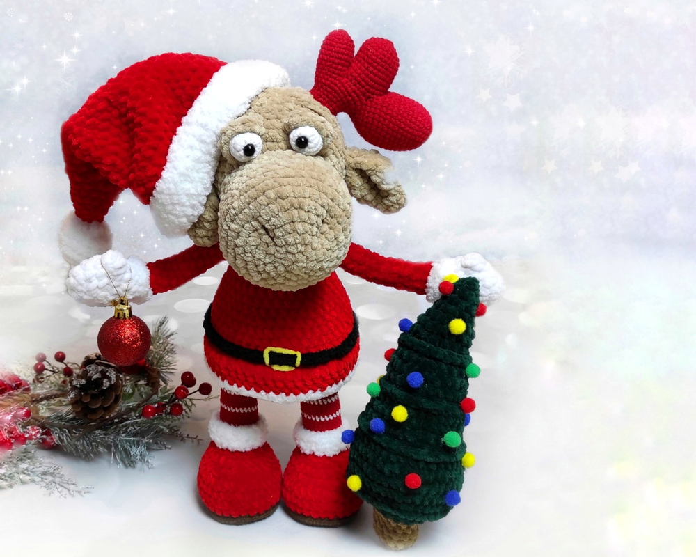 Новогодний лось (Анастасия Ерохина)