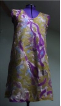 Туника 2 в 1 из префельта ручной работы (Камала Абдыкадырова)