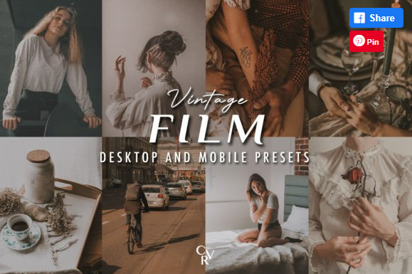 [Creativefabrica] 10 Vintage Film Lightroom Presets