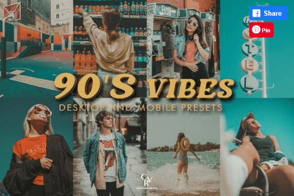 [Creativefabrica] Retro 90's Lightroom Presets