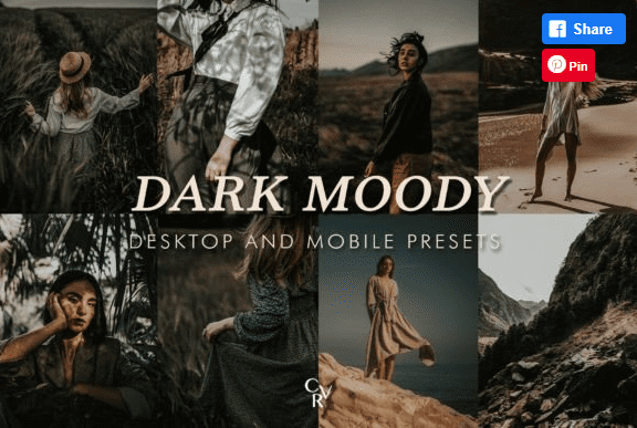 [Creativefabrica] Dark Moody Lightroom Presets