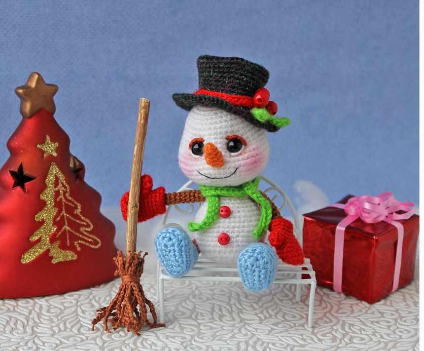 Снеговик-модник (Галина Писаренко)