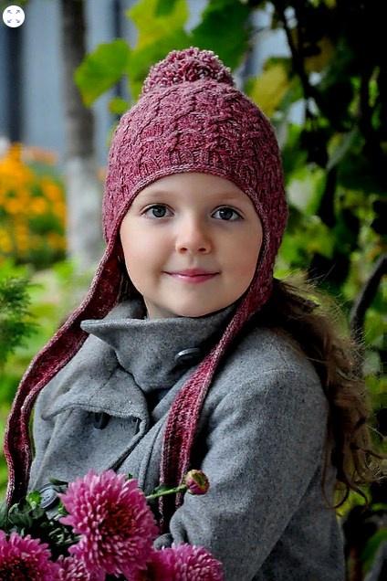 Шапочка с ушками AUTUMN WHIRLPOOL (Наталья Пелых)