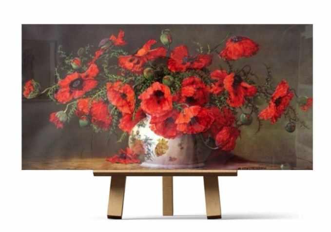 [Рисуем дома] Маки по мотивам художника Max Theodore Streckenbach (Ирина Шпакова)