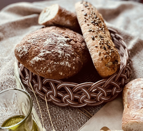 Поднос с загибкой "Крендельки" (Галина Скобелева)