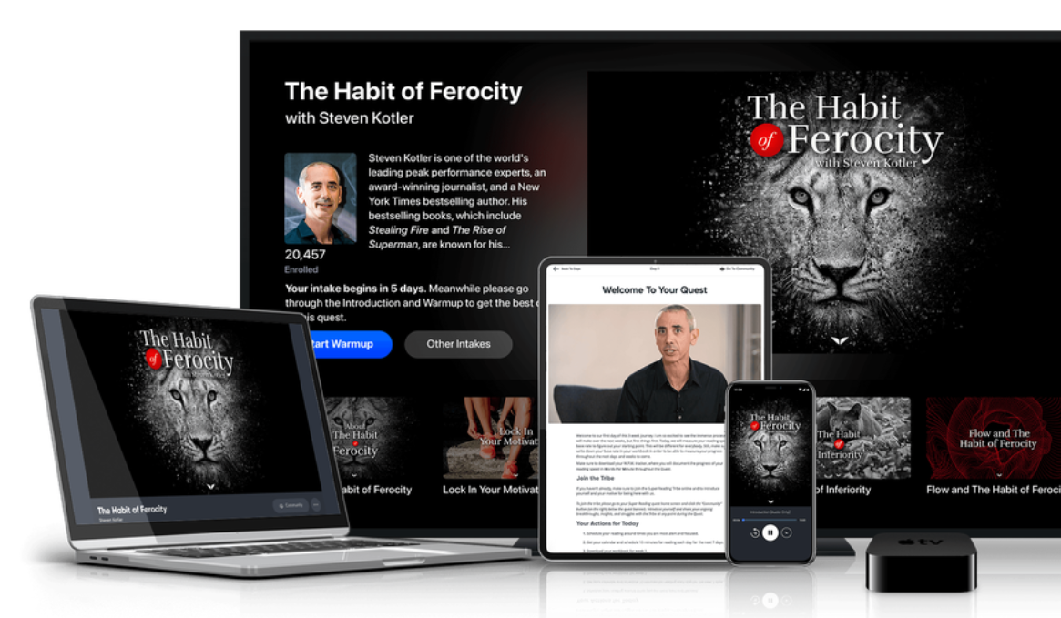 [Mindvalley] The Habit of Ferocity (Steven Kotler)