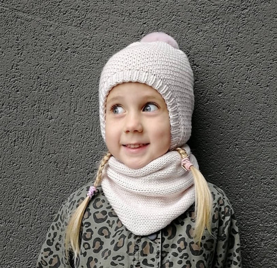 [svetlana_podoplelova] Шапочка с подкладом Little style (Светлана Подоплелова)