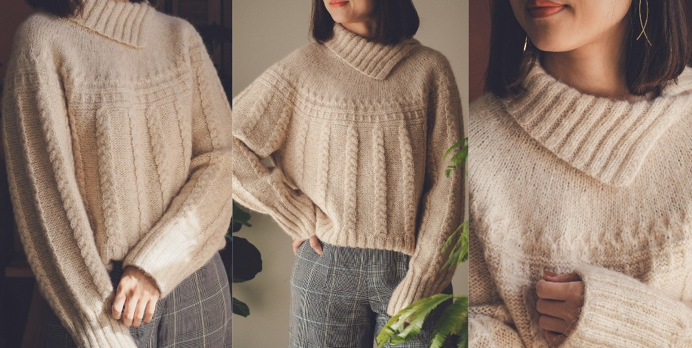 Свитер вязаный сверху Phina (Irene Lin)