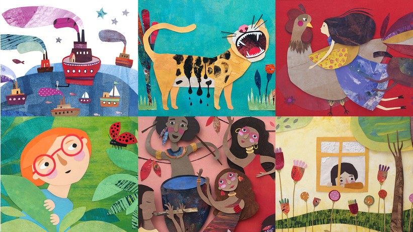 [Domestika] Иллюстрация из бумаги. Story Illustration with Paper (Эстеллита Караколь)