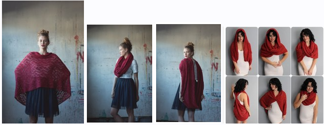 [Вяжи.ру] Шарф снуд трансформер спицами Anna