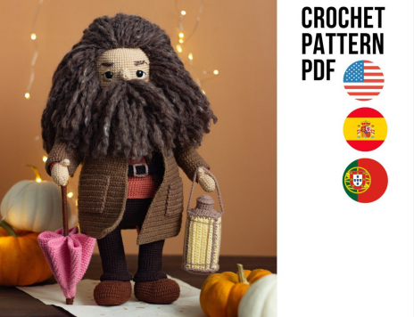 [Etsy] Amigurumi Cute Forester Crochet Doll Pattern (Olga Krylova)