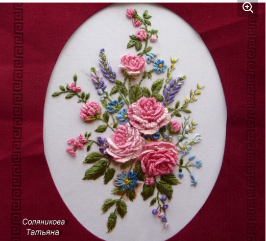 [Студия Соляниковой Татьяны] Бразильская вышивка. Цветочная композиция (Татьяна Соляникова)