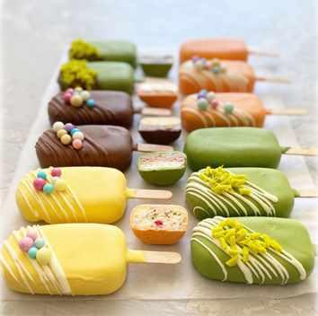 Чизкейки-эскимо №4. 6 вкусов (Эльвира Мильченко) @elvira_cake_art