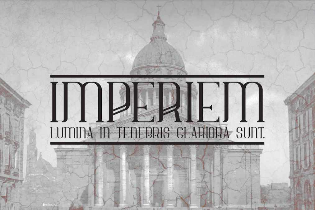 [Envato Market] Обычный шрифт Imperiem