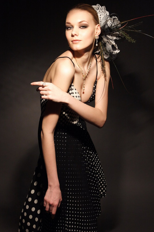 Вуалетка с орхидеей (Надежда Череда)