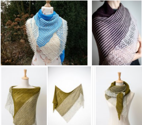 [Вяжи.ру] Красивая шаль спицами Spotlight