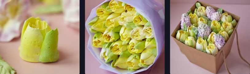 Зефирные тюльпаны (Ксения Нохрина) @konfect