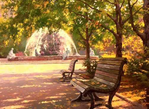 Фонтан в парке (Татьяна Букреева)