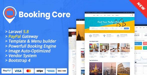 [Laravel] Booking Core - Cовершенная Cистема Бронирования (codecanyon)