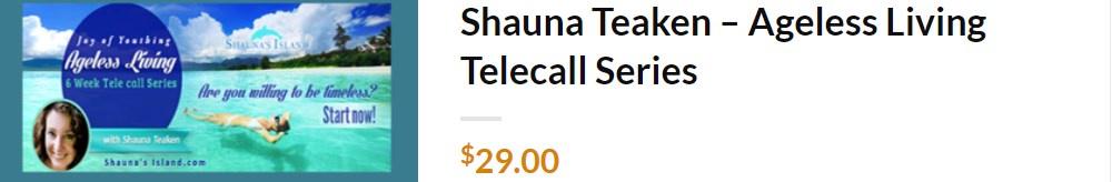 [Access] Жизнь без старения – телекласс, часть 1 из 6 (Шона Тэкен)