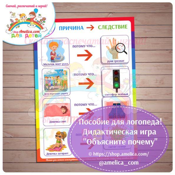[shop.amelica] Дидактическая игра «Объясните почему» (Светлана Шапошникова)