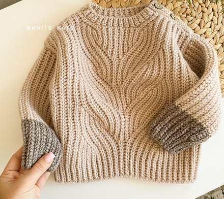 [knits_kate] Джемпер Колосок (Екатерина Хмелидзе)