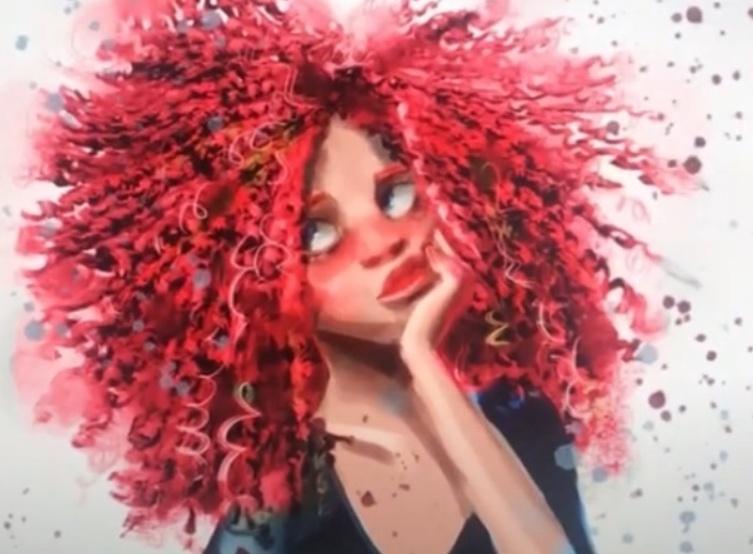 Мастер класс procreate "Рыжая" (eve_farb)